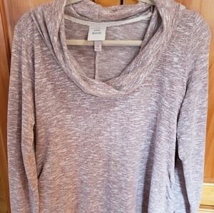 Knox Rose Heathered Cowl Neck Top